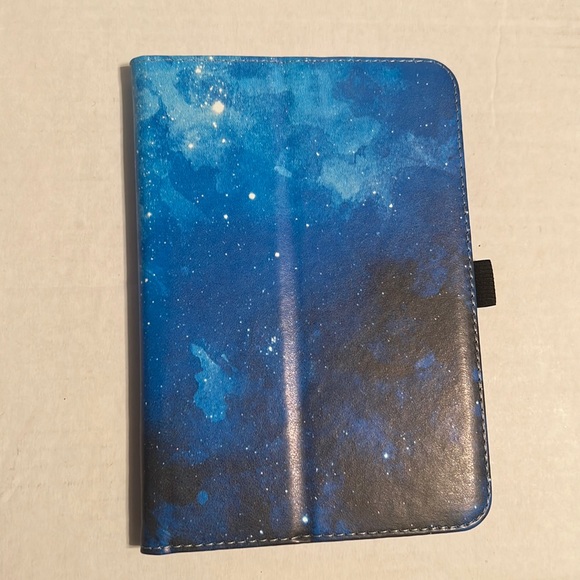 ⭐️ NWT Famavala Folio Case for Fire 7 12th generation blue sky tablet Galaxy - Picture 1 of 11